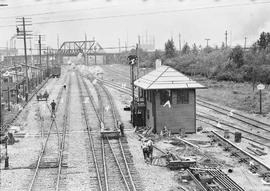 Northern Pacific junction at Tacoma, Washington, circa 1927.