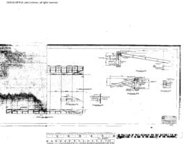 Northern Pacific Engineering Drawing, Fruit Warehouse at Spokane, Washington, 1947