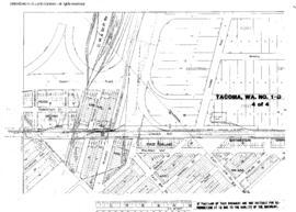 Plat Map of Northern Pacific Facilities at Tacoma, Washington, 1923