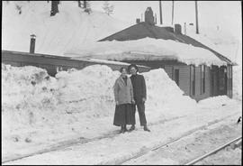 Northern Pacific station at Borup, Washington, in 1910.