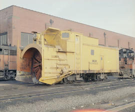 Chicago, Milwaukee, St. Paul & Pacific Railroad Company rotary snow plow number X900207 at Ta...