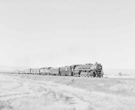 Spokane, Portland & Seattle Railway steam locomotive number 700 east of Helena, Montana in 2002.