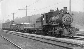 Pacific Coast Railroad freight train at Allentown, Washington in 1930.