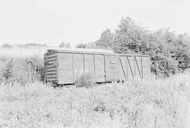 Northern Pacific Railroad Box Car Number 207947 at Ridgefield, Washington in August, 1976.