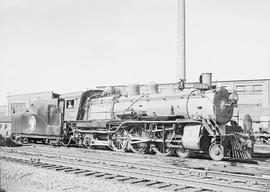 Great Northern Railway steam locomotive number 1714, circa 1938.