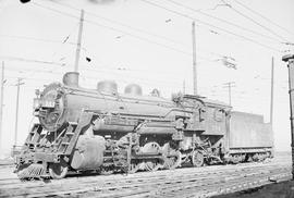 Chicago, Milwaukee, St. Paul & Pacific Railroad Company steam locomotive number 733, undated.