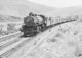 Northern Pacific passenger train number 5 at Wymer, Washington, in 1944.