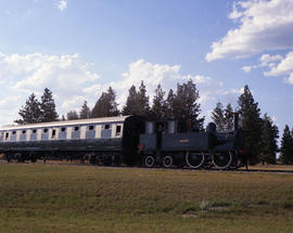 Fort Steele Heritage Town steam locomotive "Dunrobin" at Fort Steele, British Columbia ...