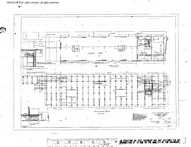 Great Northern Engineering Drawing, Freight House at Kalispell, Montana, 1941