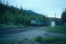 Burlington Northern 6632 at Glacier, Washington in 1976.