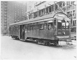 Seattle & Rainier Valley Railway Car 104 in Seattle, Washington, 1915