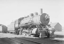 Northern Pacific steam locomotive 2430 at Duluth, Minnesota, in 1954.