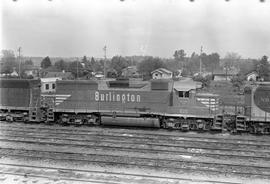 Chicago, Burlington and Quincy Railroad  diesel locomotive 626 at Auburn, Washington, on May 19, ...