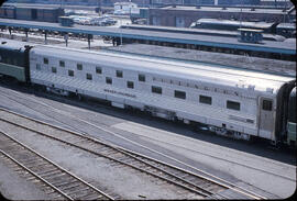 Chicago, Burlington and Quincy, Northern Pacific Passenger Car Silver Slumber at Seattle, Washing...