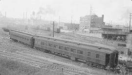 Pullman Company Sleeping Car Tavares at Tacoma, Washington, circa 1935.