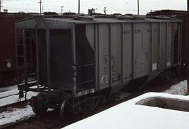 Northern Pacific hopper car number 75271 at Denver, Colorado, in 1965.