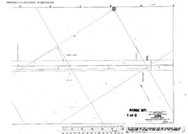 Plat Map of Great Northern Facilities at Acme, Montana, undated