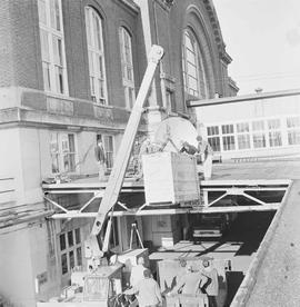 Northern Pacific signal equipment at Tacoma, Washington, in 1967.