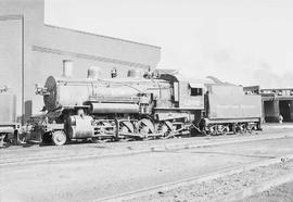 Northern Pacific steam locomotive 1202 at Pasco, Washington, in 1953.