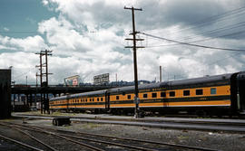 Great Northern Railway Company sleeping car 1265 at Portland, Oregon in 1959.