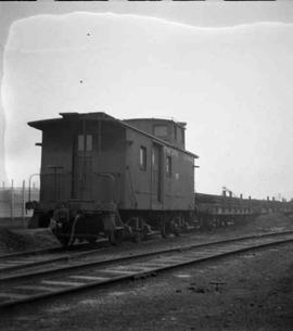 Pacific Coast Railroad caboose number 55 at Seattle, Washington in 1951.