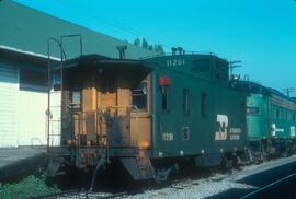 Burlington Northern 11291 at Bellingham, Washington in 1977.