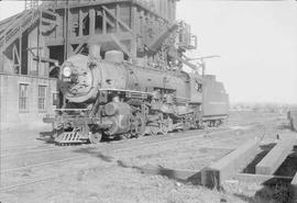 Northern Pacific steam locomotive 1754 at Tacoma, Washington, in 1947.