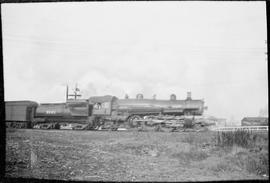 Union Pacific Railroad steam locomotive number 3181 at Tacoma, Washington in 1935.