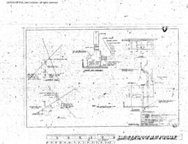 Northern Pacific Engineering Drawing, Crest Office at Retarder Yard at Pasco, Washington, 1970