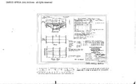 Great Northern Engineering Drawing: General Plan, Bridge 552, West of North Fork, Montana, 1930