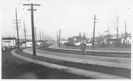 Seattle & Rainier Valley Railway tracks in Seattle, Washington, 1935