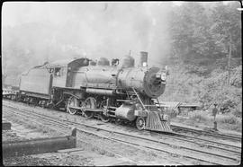 Northern Pacific steam locomotive 1358 at Tacoma, Washington, in 1934.