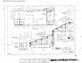 Great Northern Engineering Drawing, Tie Treating Plant - Retort House at Somers, Montana, 1944