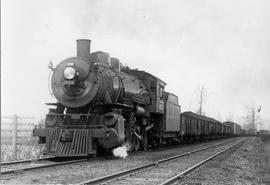 Northern Pacific  steam locomotive  1682 near Black River, Washington, circa 1925.