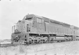 Northern Pacific diesel locomotive number 3600 at Auburn, Washington, in 1970.