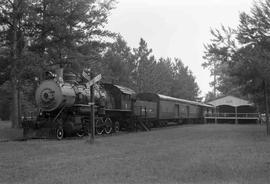 Atlantic & Gulf Railroad Steam Locomotive Number 9 at Waycross, Georgia in July, 1978.