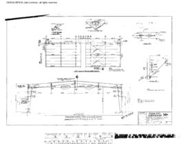 Great Northern Engineering Drawing, Car Shop at Interbay, Washington, 1968