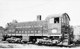 Spokane, Portland and Seattle (SP&S) Diesel Locomotive Number 20, undated