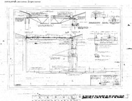 Great Northern Engineering Drawing, Car Repair Shed at Delta, Washington, 1965