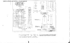 Great Northern Engineering Drawing: Piers Number 5 and 7, Bridge 38.1 - Chelan River, North of Ch...