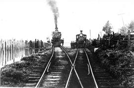 Puget Sound Shore Railroad and Columbia and Puget Sound Railroad mainlines at Seattle, Washington...