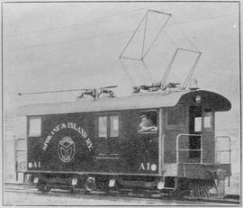 Spokane & Inland Railway Electric Locomotive Number A1, circa 1906.