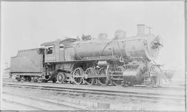 Northern Pacific steam locomotive 1566 at Portland, Oregon, circa 1928.