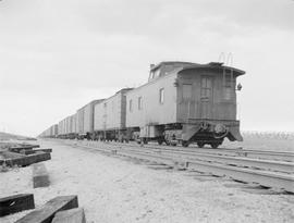 Union Pacific Railroad caboose, undated.