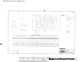Burlington Northern Engineering Drawing, Wastewater Treatment Facility at Interbay, Washington, 1977
