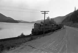Canadian Pacific Railway diesel locomotive 8644 at Movie, British Columbia on August 05, 1971.