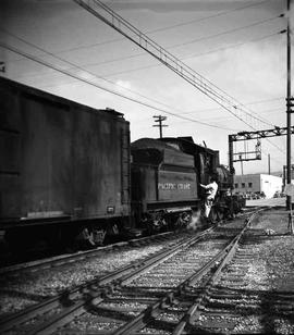 Pacific Coast Railroad steam locomotive number 16 at Renton, Washington in 1951.