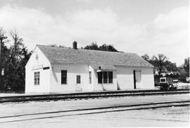 Great Northern Depot at New London, Minnesota, 1968