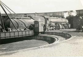 Great Northern Railway steam locomotive 2043 at Interbay, Washington, undated.