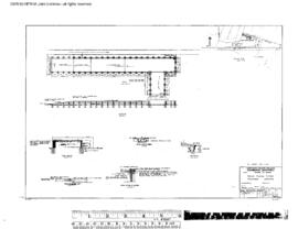 Northern Pacific Engineering Drawing, Unloading Platform at Montesano, Washington, 1964